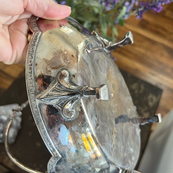 Vintage Silver Plated Serving Basket Rogers & Smith & Co - Picture 4 of 7